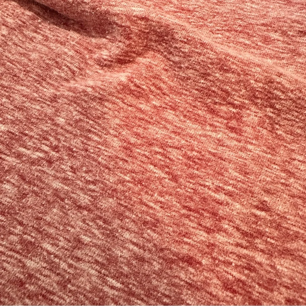 Athleta Cozy Cowl Neck Pullover Top Heathered Pink Thumbholes Size L - Picture 15 of 16